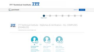 ITT Technical Institute - Parchment Exchange - Leader in eTranscript ...