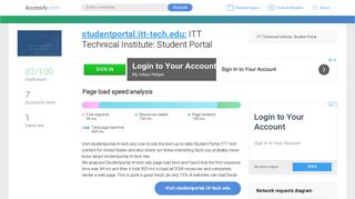 Access studentportal.itt-tech.edu. ITT Technical Institute: Student Portal