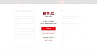 How do I cancel iTunes billing for Netflix? - Netflix Help Center
