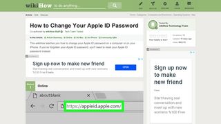 3 Ways to Change Your Apple ID Password - wikiHow