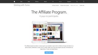 iTunes - The Affiliate Program - Apple