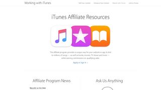 Affiliate Resources - iTunes - The Affiliate Program - Apple