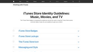 iTunes Store Guidelines - Apple