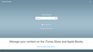 iTunes Connect