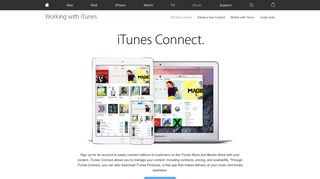 iTunes - Working with iTunes - Sell Your Content - iTunes Connect ...