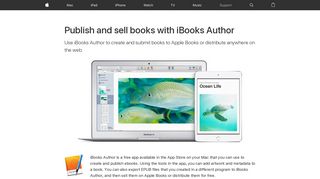 Publish and sell books with iBooks Author - Apple Support