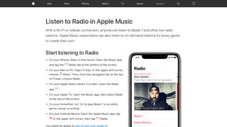 Listen to Radio in Apple Music - Apple Support