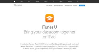 iPad - iTunes U - Apple