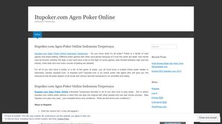 Itupoker.com Agen Poker Online | Indonesia Terpercaya