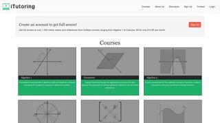 Courses - iTutoring.com