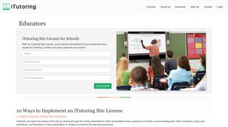 Educators - iTutoring.com