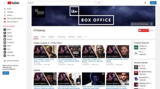 ITV Boxing - YouTube