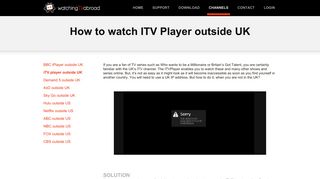 iTV player outside UK - Watch UK | US TV Abroad. BBC iPlayer ...
