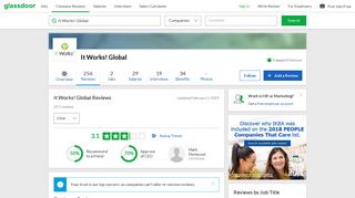 It Works! Global Reviews | Glassdoor