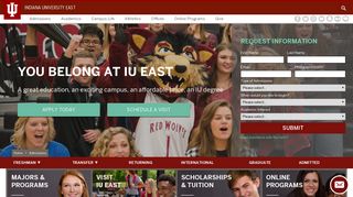 Indiana University East - Admissions
