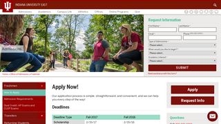 Apply to IU East | Freshmen - Indiana University East