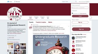 IU Journal of Undergraduate Research (@IUJUR) | Twitter