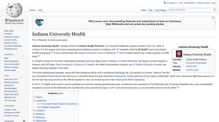 Indiana University Health - Wikipedia