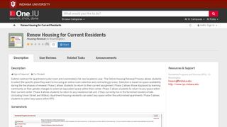 Renew Housing for Current Residents (Housing Renewal) | IU ...