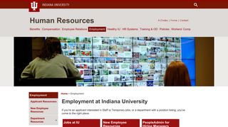 Employment - Human Resources - Indiana University