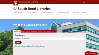 IU South Bend Libraries: Indiana University South Bend