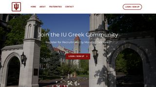 Indiana University Recruitment: Home