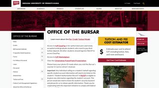 Bursar - Indiana University of Pennsylvania