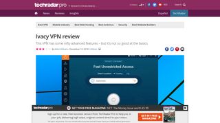 Ivacy VPN Review | TechRadar