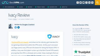 Ivacy VPN Review | Super-fast VPN, but what about the rest?