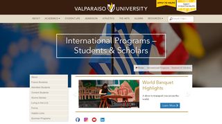 International Programs - Students & Scholars - Valparaiso University