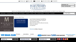 Enjoy Online Bill Pay at Our De Ridder, LA ... - Ivan Smith Furniture