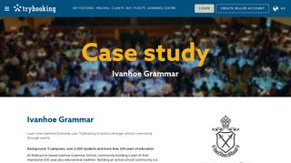 Ivanhoe Grammar | TryBooking.com