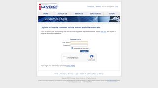 Ivantage Network Solutions, Inc. - Customer Login