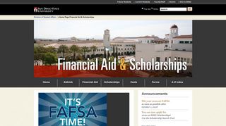 Home Page Financial Aid & Scholarships | SDSU
