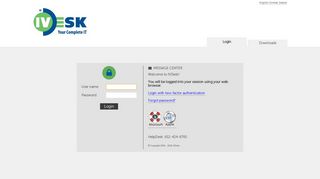 Login with your IVDesk password - IVDesk Portal