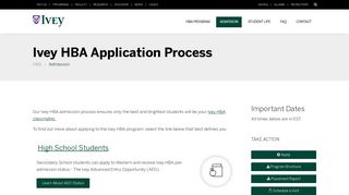 University Application Process - Apply Today | Ivey HBA