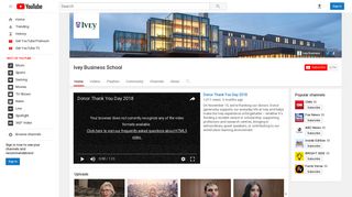 Ivey Business School - YouTube