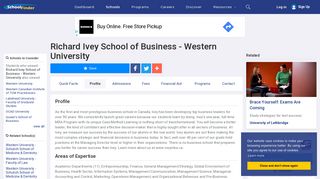 Richard Ivey School of Business - Western University - SchoolFinder ...