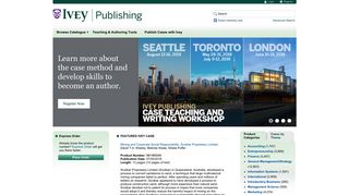 Ivey Publishing - Ivey Business School