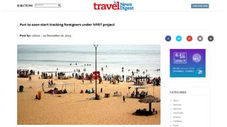 Puri to soon start tracking foreigners under IVFRT project – Travel ...