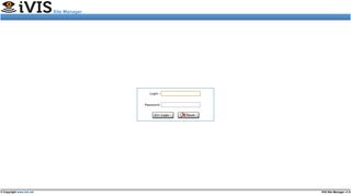 :: iVIS Site Manager :: Login page