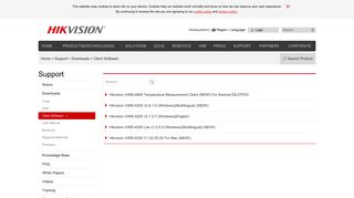 Client Software - Download - Hikvision