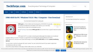 iVMS-4500 for PC / Windows 7.8.10 / Mac / Computer - Free ...