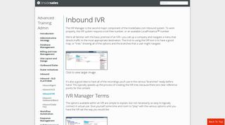 InsideSales.com Community - Inbound IVR