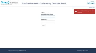 Shaw Customer Portal