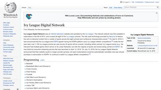 Ivy League Digital Network - Wikipedia