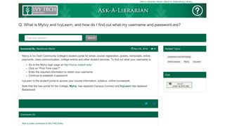 What is MyIvy and IvyLearn, and how do I find out what my username ...