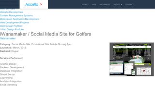 iWanamaker - Social Media Website for Golfers and Golf Scoring App ...
