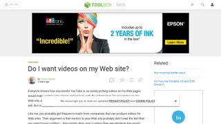 Do I want videos on my Web site? - IT Toolbox