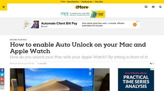 How to enable Auto Unlock on your Mac and Apple Watch | iMore